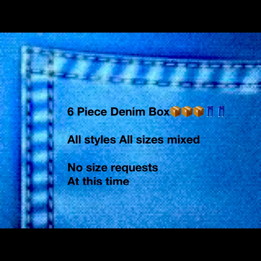 6 Piece Denim Box